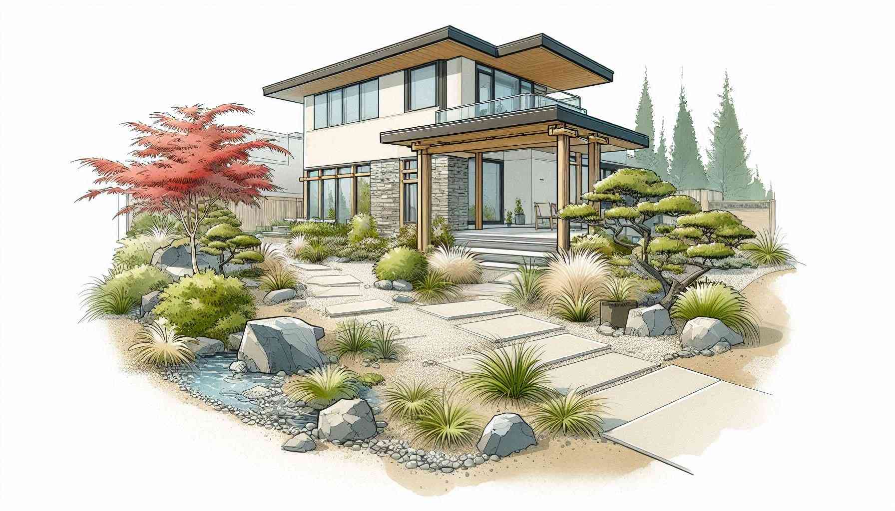 Japanese Style Gardens and Zen Landscapes