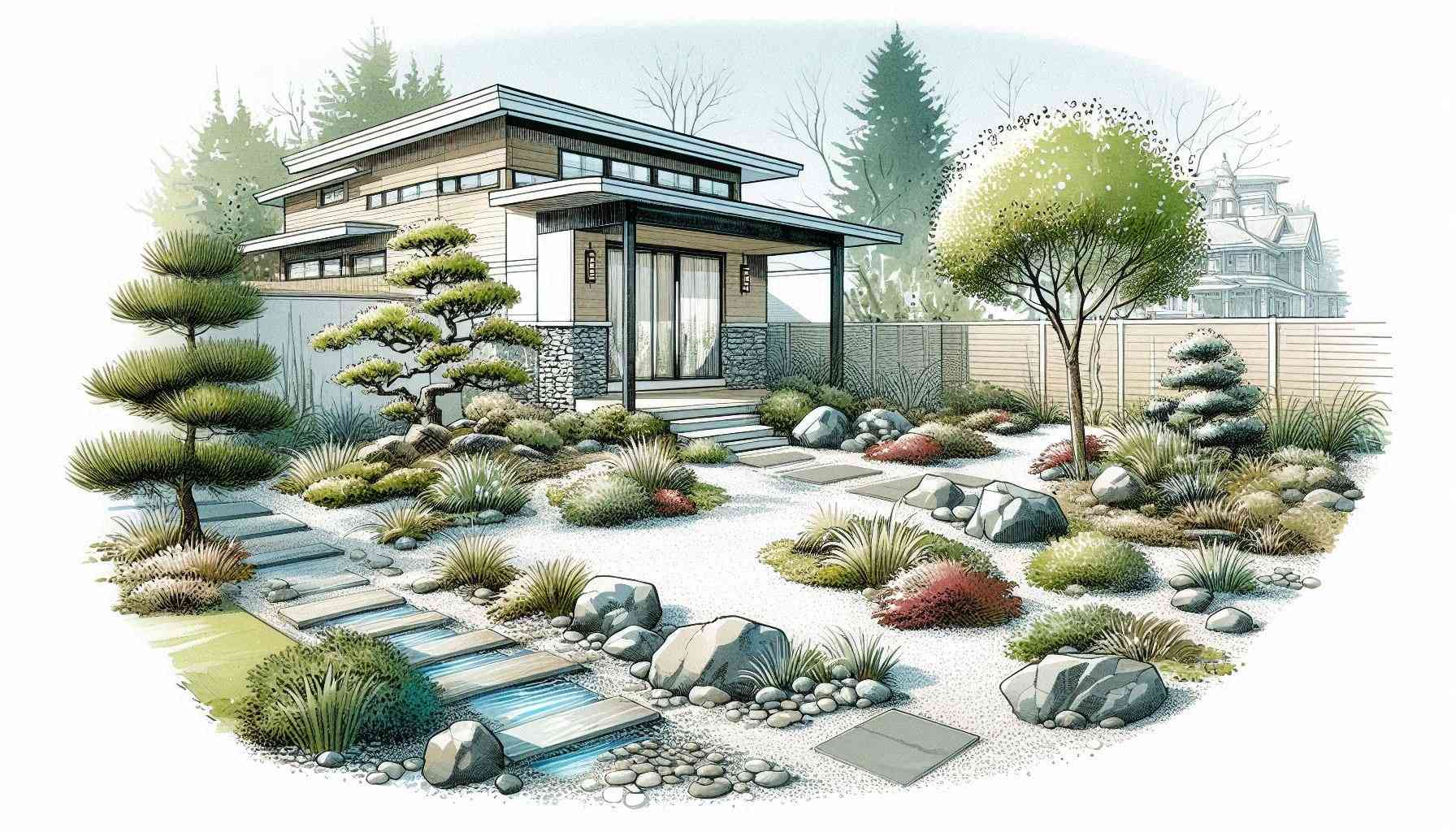 Japanese Style Gardens and Zen Landscapes