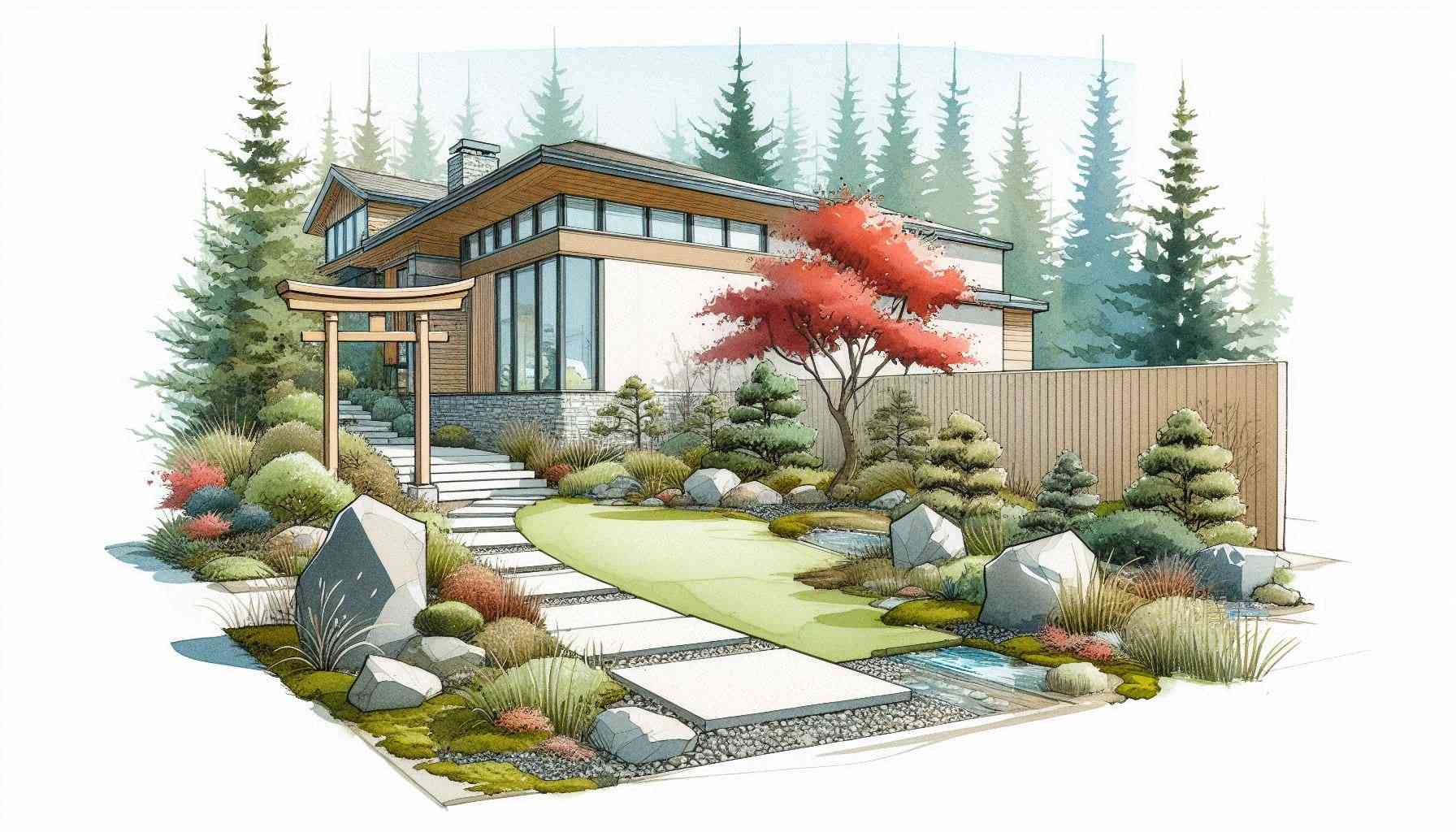 Japanese Style Gardens and Zen Landscapes