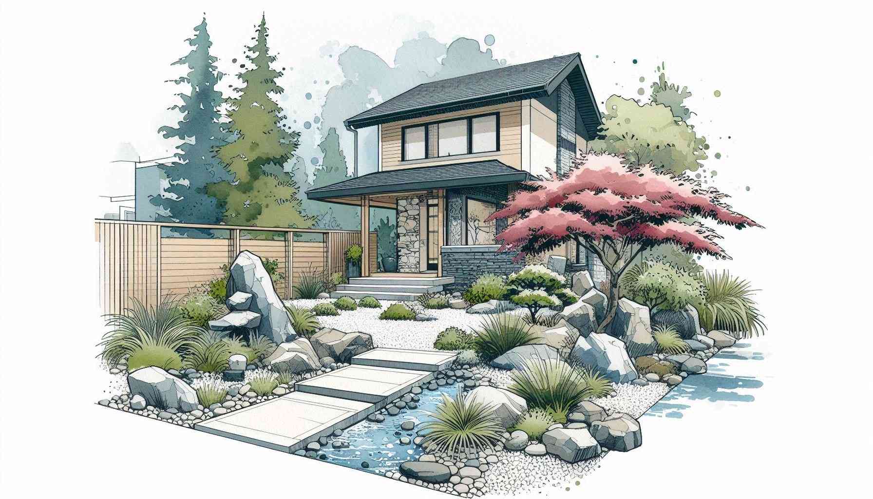 Japanese Style Gardens and Zen Landscapes