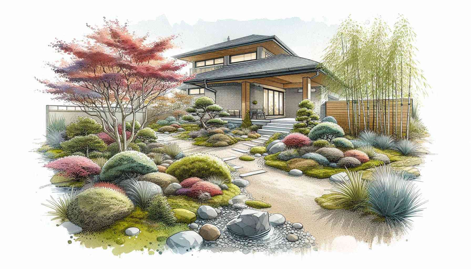 Japanese Style Gardens and Zen Landscapes