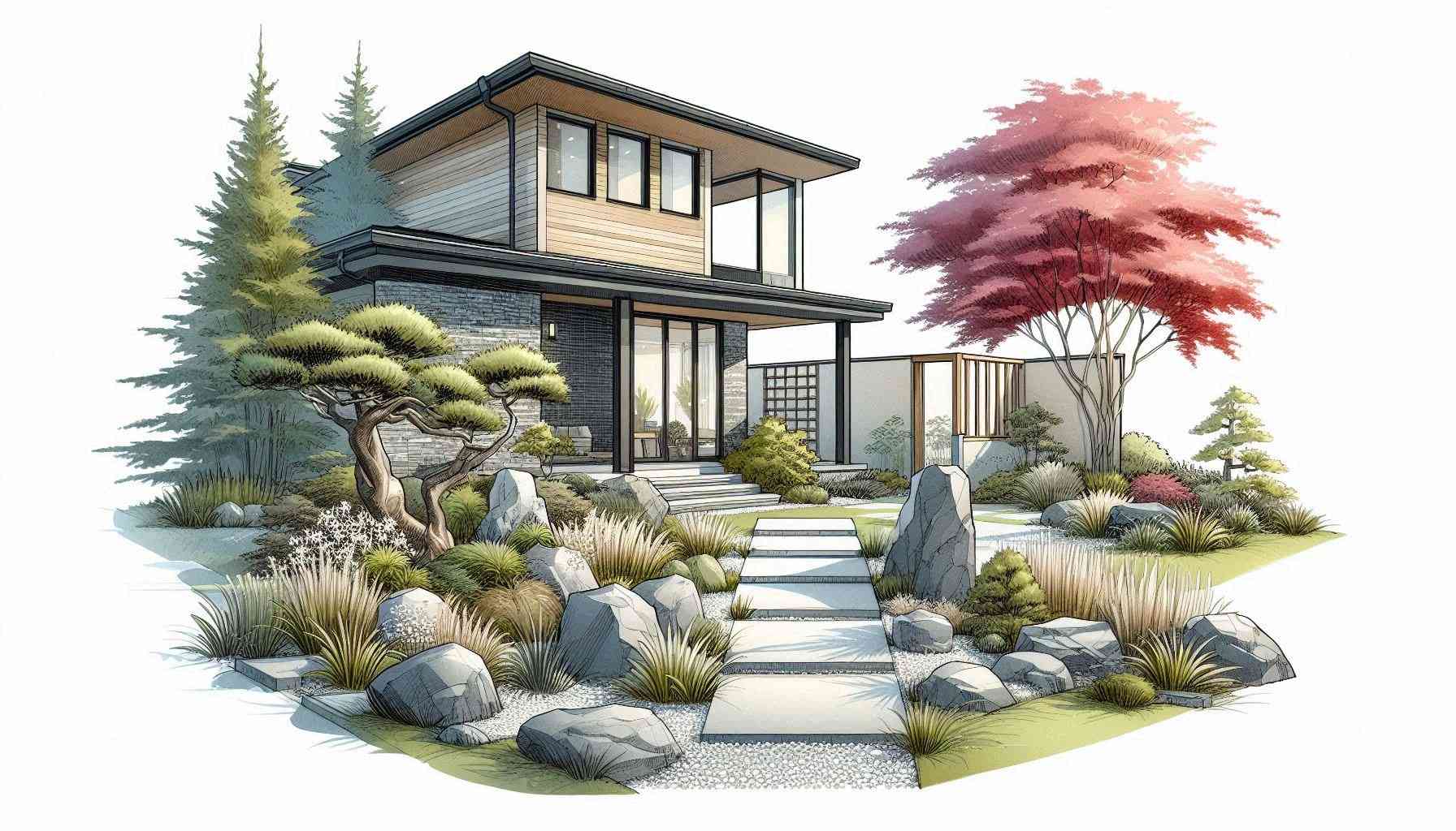 Japanese Style Gardens and Zen Landscapes