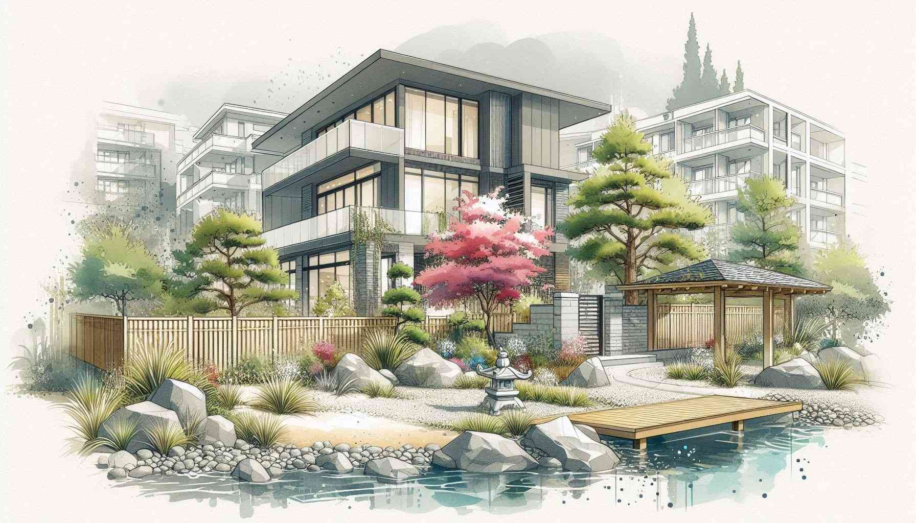 Japanese Style Gardens and Zen Landscapes