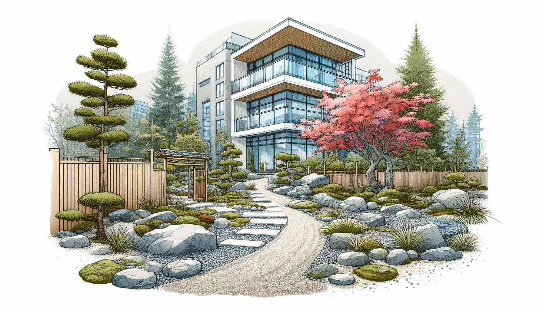 Japanese Style Gardens and Zen Landscapes