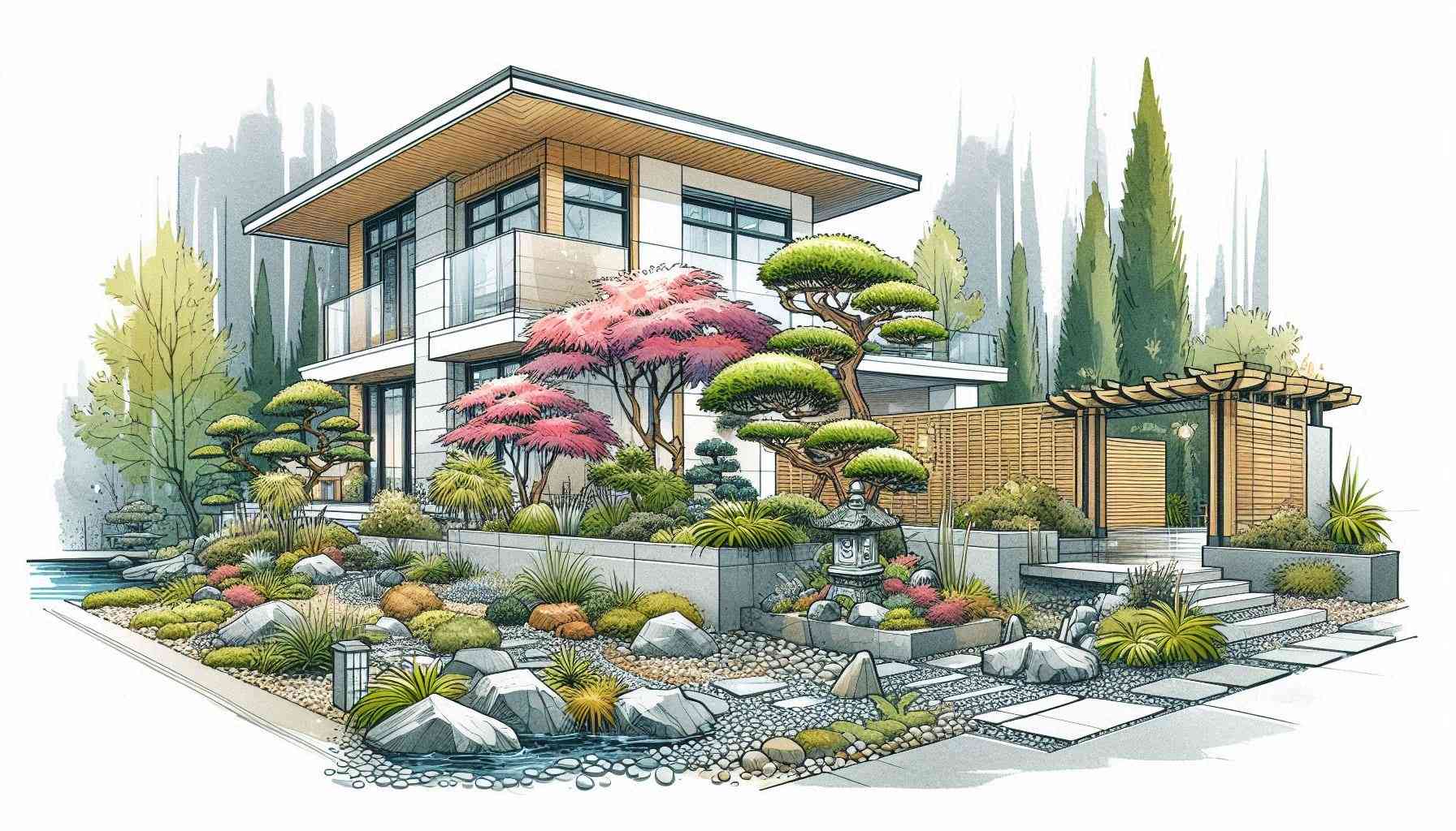 Japanese Style Gardens and Zen Landscapes