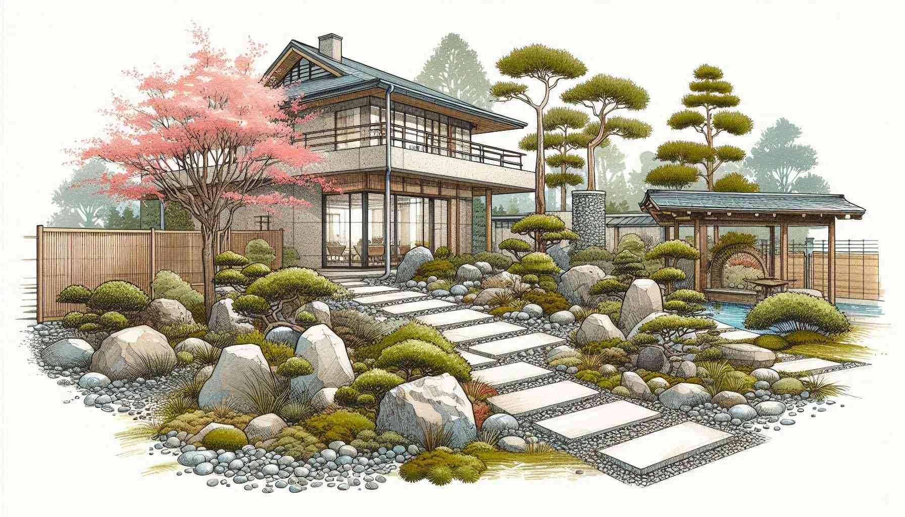 Japanese Style Gardens and Zen Landscapes