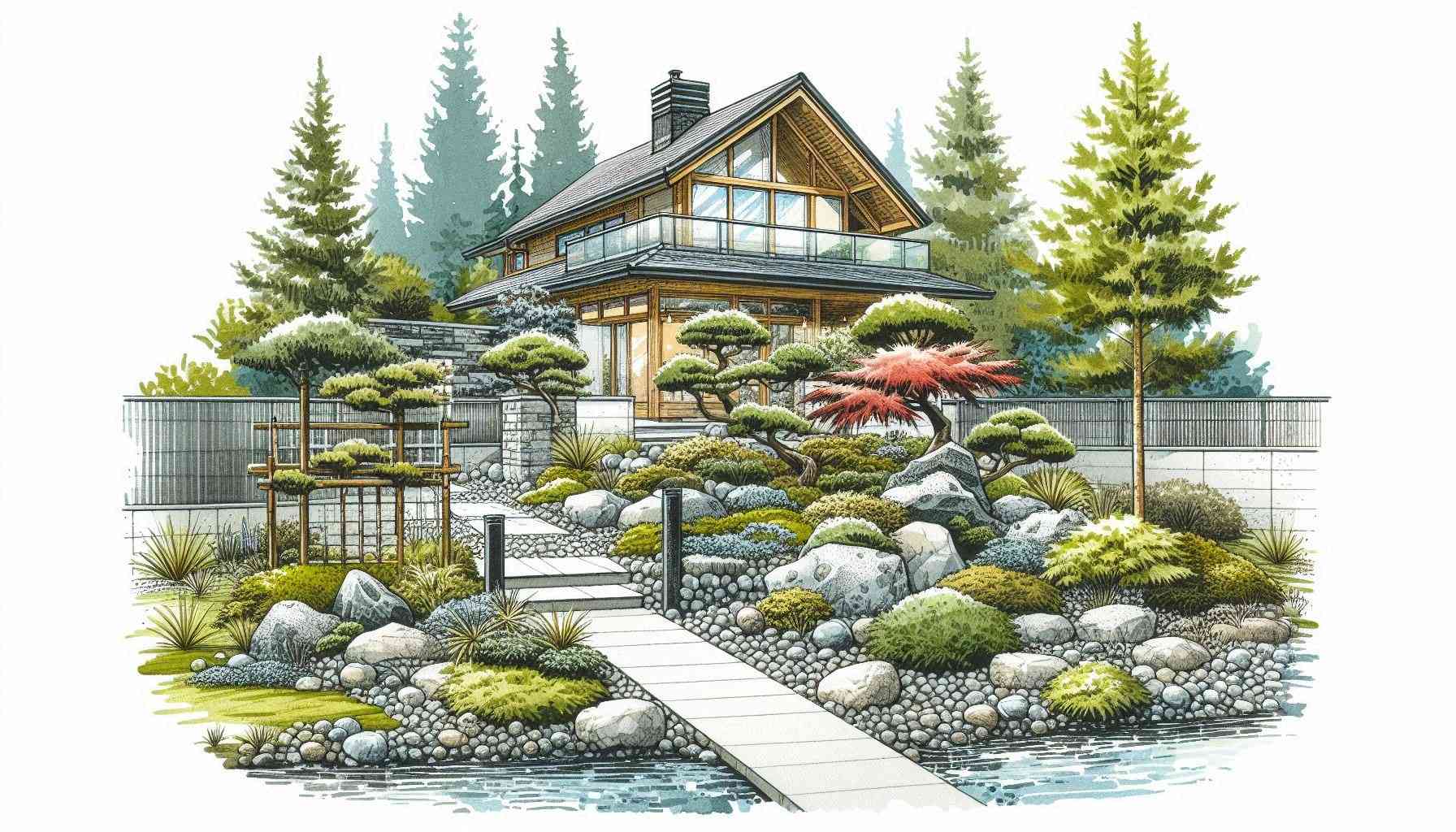 Japanese Style Gardens and Zen Landscapes