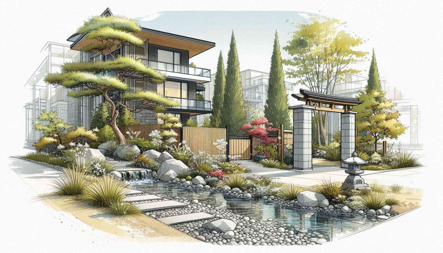 Japanese Style Gardens and Zen Landscapes