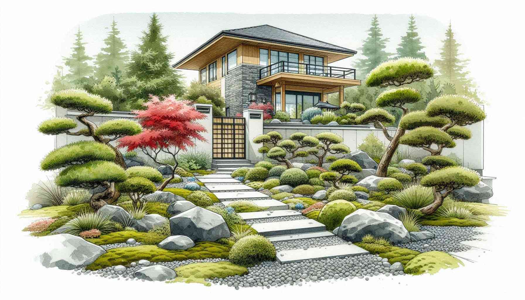 Japanese Style Gardens and Zen Landscapes