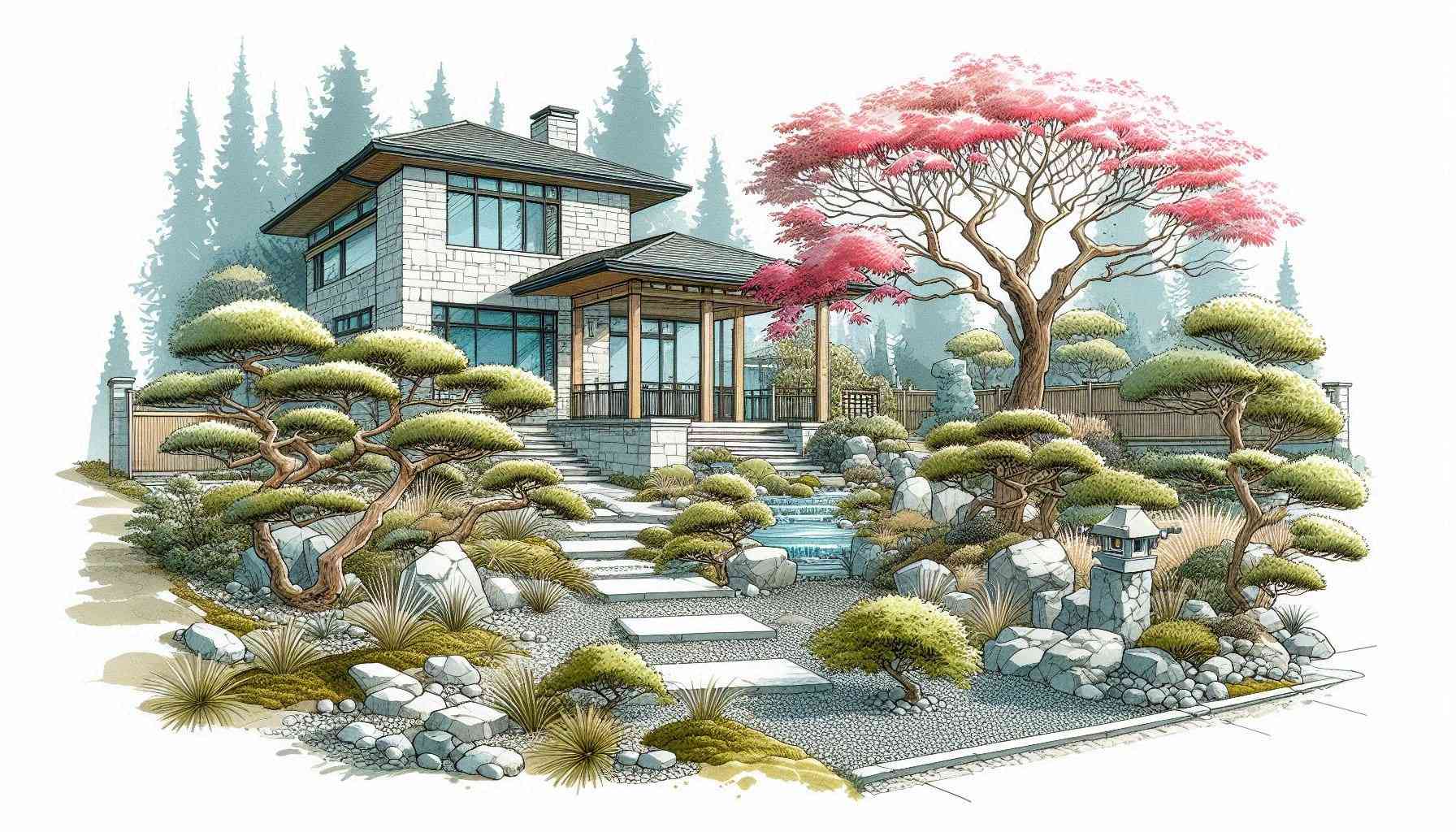 Japanese Style Gardens and Zen Landscapes