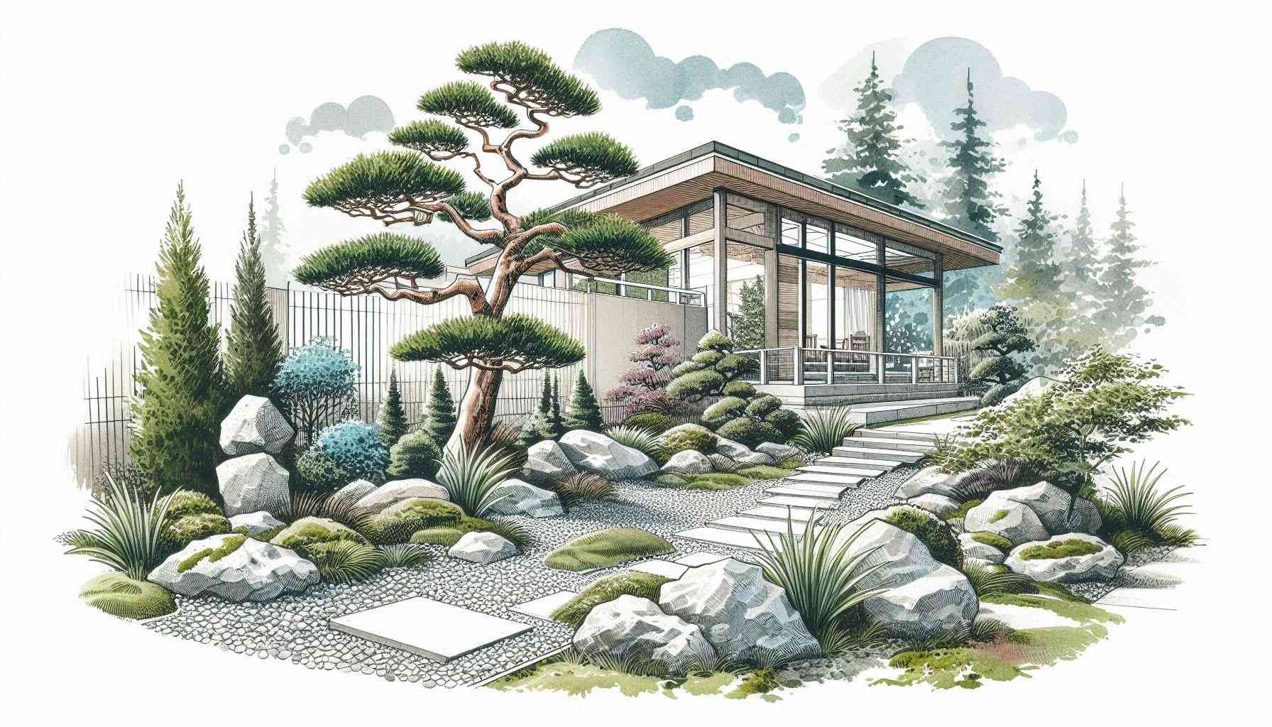 Japanese Style Gardens and Zen Landscapes