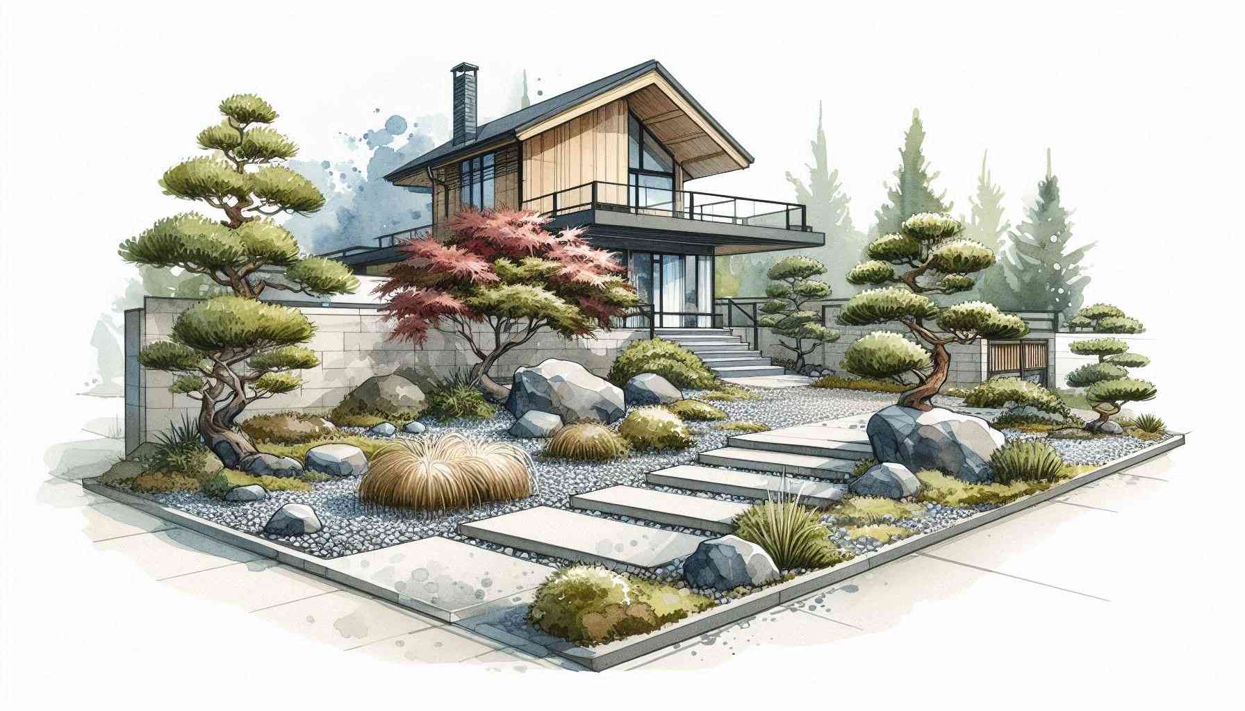 Japanese Style Gardens and Zen Landscapes