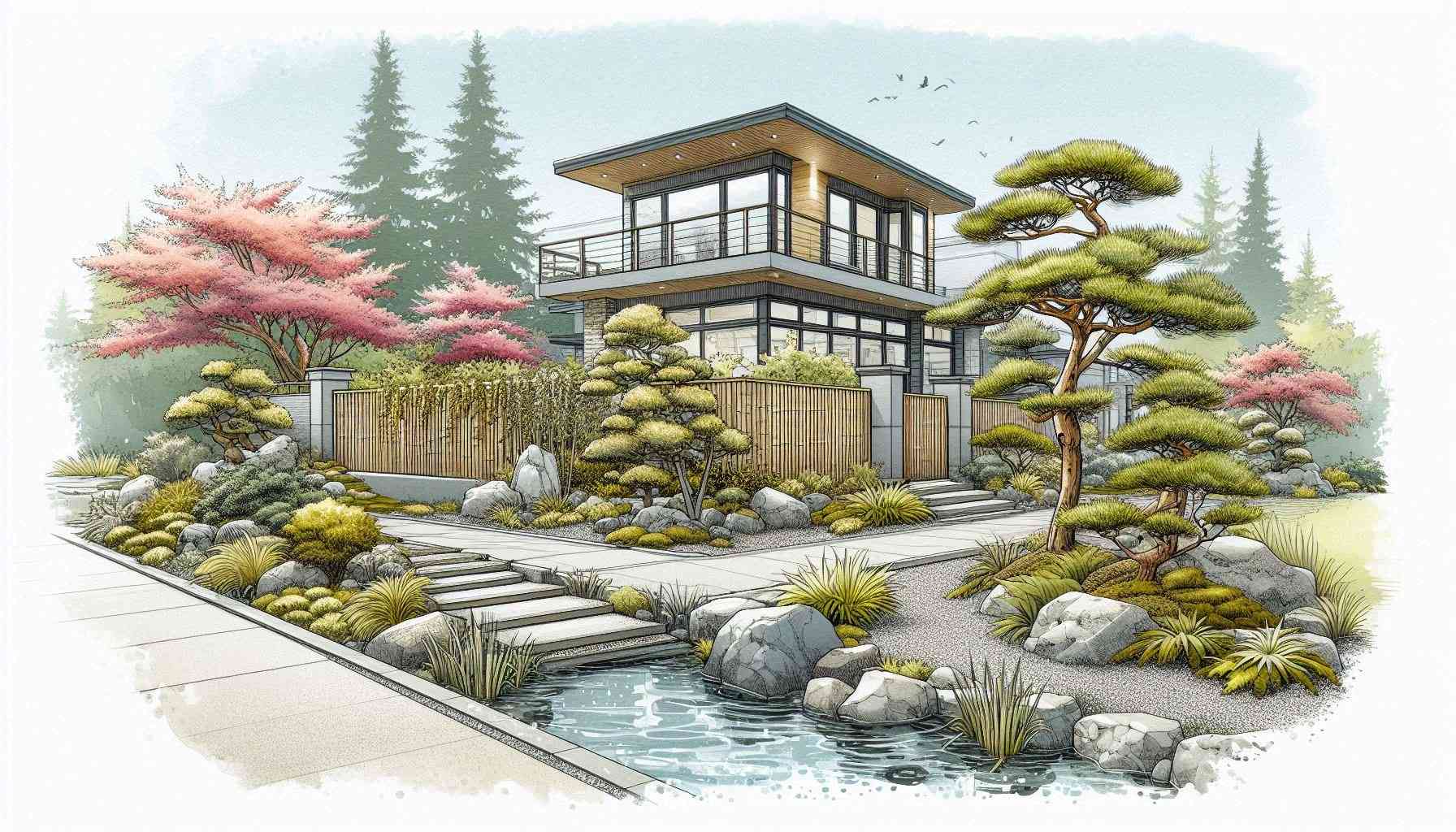 Japanese Style Gardens and Zen Landscapes